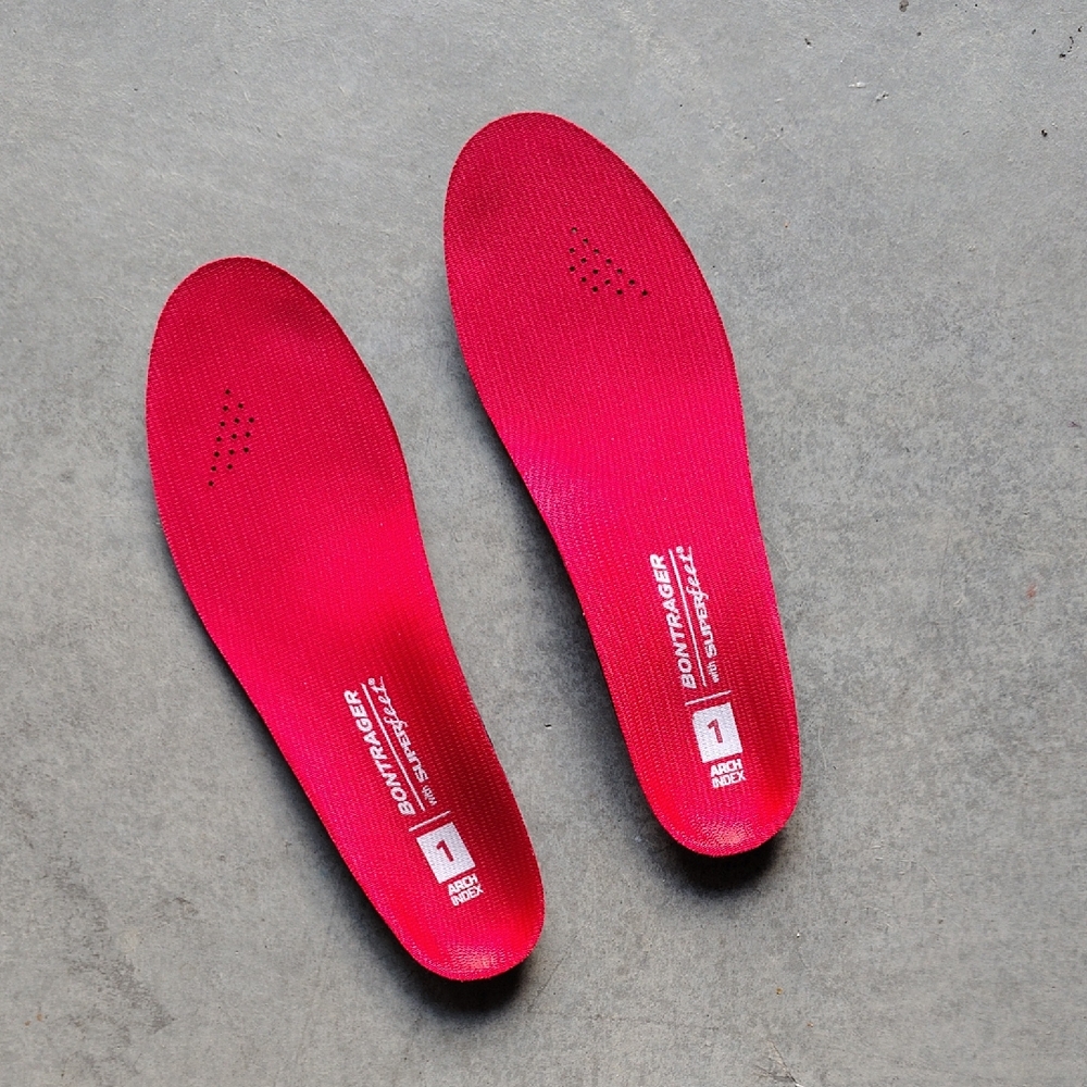 Bontrager Red Athletic Shoe Insoles